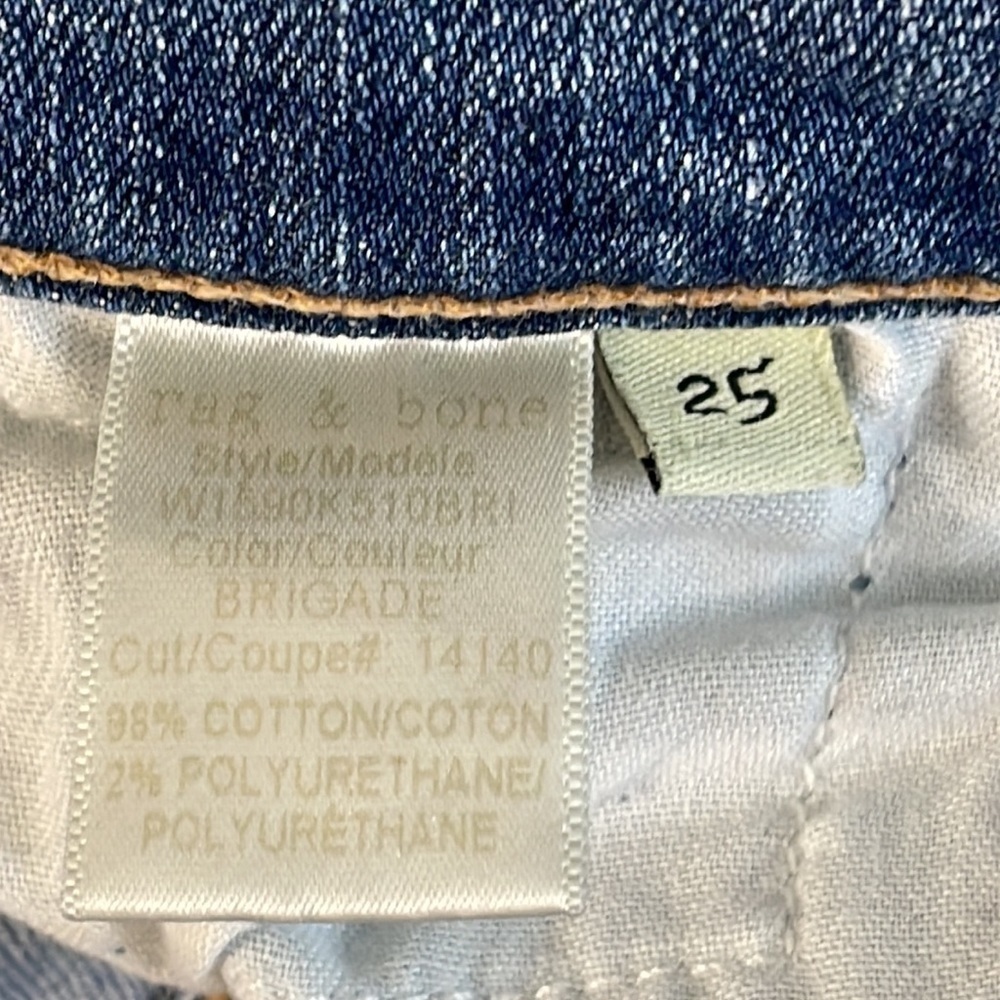 Rag & Bone The Dre Distressed & Patched Jean In B… - image 5